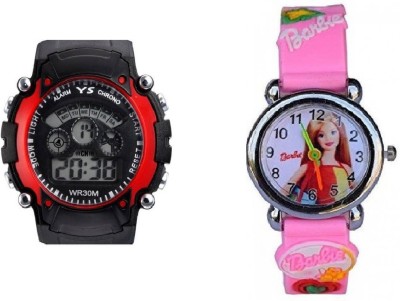 lavishable Barbie Red And Pink Watch - For Boys & Girls Watch  - For Boys & Girls   Watches  (Lavishable)