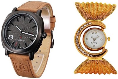 BVM Fashion latest collation fancy and attractive amazing feature fast selling combo Analog Cupal Watch For-Men And Women Watch (Combo) Watch  - For Men & Women   Watches  (BVM Fashion)