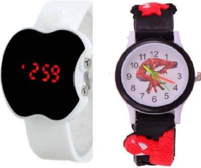 LAVISHABLE Apple Shape SPIDERMEN Watch - For Boys Watch  - For Boys & Girls   Watches  (Lavishable)