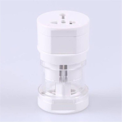 Growth All in One Universal World Travel International Plug Adapter Good Quality Adapter Worldwide Adaptor(White) Growth All in One Universal World Travel International Plug Adapter Good Quality Adapter Worldwide Adaptor(White)