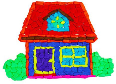 

Crafty Chimp Tissue Art Kit - House