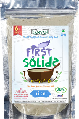 

First Solids Organic Baby Rice Porridge Mix Cereal(300 g)