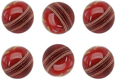

Tima 599-5tik Cricket Leather Ball(Pack of 6, Red)