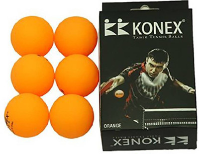 

Konex 40 mm Table Tennis Ball (Orange) - Pack of 6 Table Tennis Ball(Pack of 6, Orange)