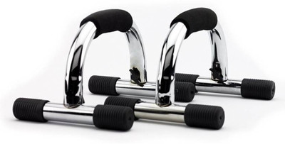 

Konex Power Rubber Coated Handle Push Up Bars Stand Steel Black Push-up Bar(Black, Silver)