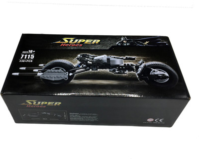 

Techhark Super Hero 338+ pcs Block Construction Game for Kids mind Development(Black)