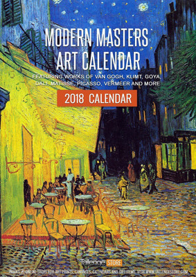 

Tallenge Best Selling Wall Calendar 2018 - Modern Masters Art Wall Calendar For Home & Office 2018 Wall Calendar(Blue, Modern Masters Artworks)