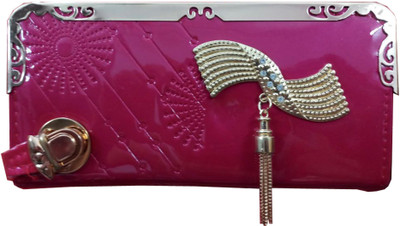 

One Touch Solution Casual Pink Clutch