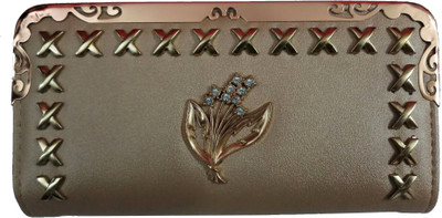 

One Touch Solution Party Gold Clutch