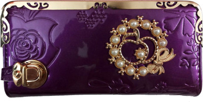 

One Touch Solution Party Purple Clutch
