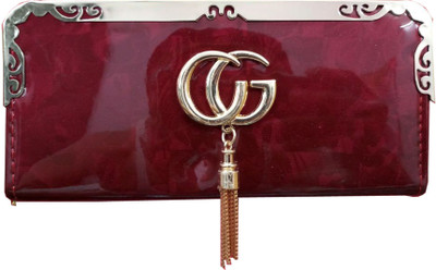 

One Touch Solution Casual Red Clutch