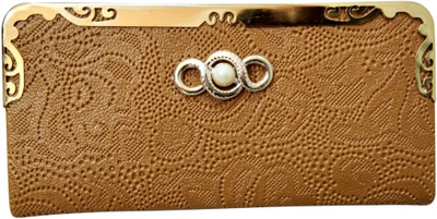 

Haryana Craft Casual Brown Clutch