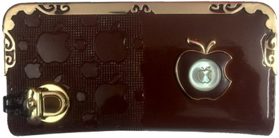 

One Touch Solution Party Brown Clutch
