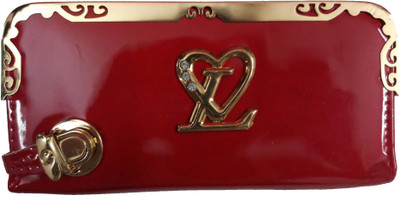 

One Touch Solution Casual Red Clutch