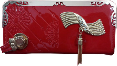

One Touch Solution Casual Red Clutch
