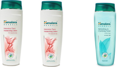 

Himalaya intensive face moisturizing lotion, toner(Set of 3)