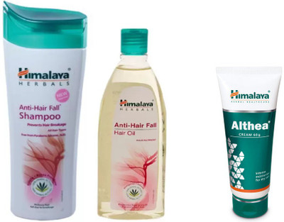 Himalaya anti hair fall shampoo, anti hair fall oil, clarina face wash gel(Set of 3)