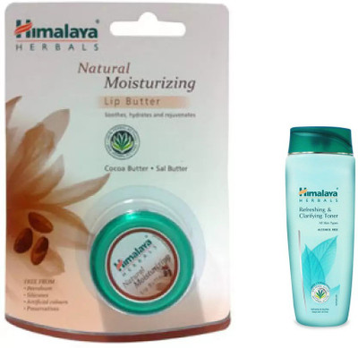 

Himalaya refreshing and clarifying toner, natural moisturizing lip butter(Set of 2)