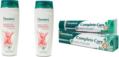 

Himalaya intensive face moisturizing lotion, complete care paste(Set of 3)