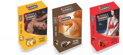 Cobra High demand Condom(Set of 3, 30S)