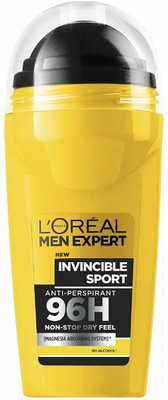 

L'Oreal Men expert invisible sport Anti-Perspirant 96H roll on 49 ml Deodorant Roll-on - For Men(50 ml)