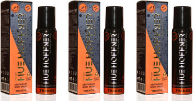 

HUE HOFFNER THANOS Deodorant Spray - For Men(360 ml, Pack of 3)