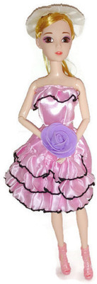

Unique Toyz Beautifull Well Dresed Barbie Doll(Multicolor)