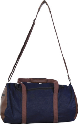 

Strutt Canvas Leatherette Gym Bag Gym Bag(Brown, Blue), Blue;brown