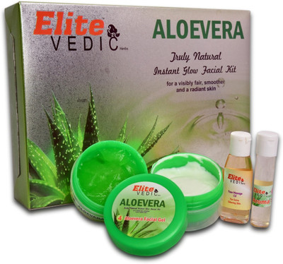 

ELITE VEDIC Elite Vedic Alovera Facial kit For Instant Glow 370 g
