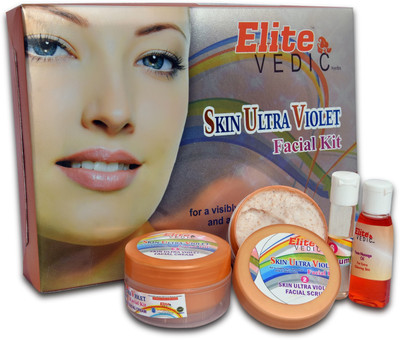 

ELITE VEDIC Elite Vedic Ultra Skin Voilet Kit For Instant Glow with Facial Scrub 370 g