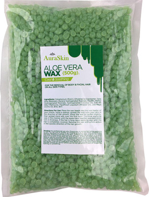 

AuraSkin Depilatory strip less hair remover No Strip Hard Beads Brazilian Hot Film Wax Wax (500 g) Wax(500 g)