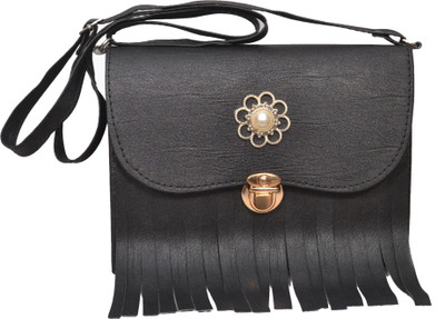 

mango star Sling Bag(Black)