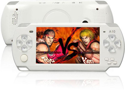 

JK ERFINDERS PSP GAMES 10000 INBUILTS ,8 GB INTERNAL MEMORY, 4.3" DISPLAY, MUSIC Handheld Gaming Console(White)
