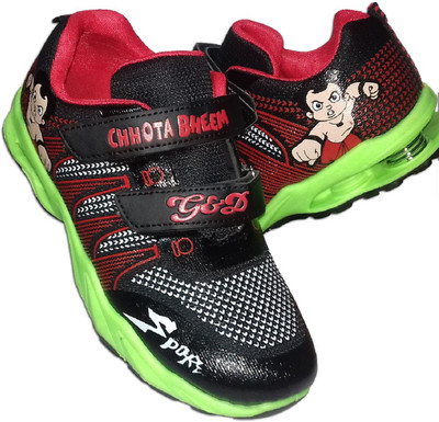

Fashion Gateway Boys & Girls Velcro Walking Shoes(Multicolor, Black