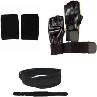 

GLS Fitness Combo Of Gym Belt, Gym Gloves & Wrist Band Gym & Fitness Kit
