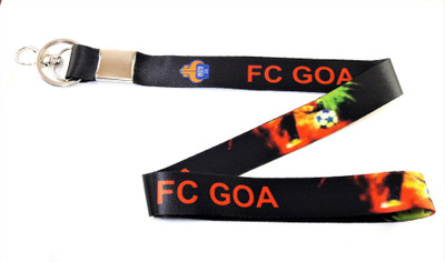 

Blue Aura FC GOA Football Team Keychain With Lock Lanyard(multicolour)