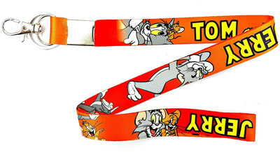 

Blue Aura Tom & Jerry Keychain With Lock Id Holder Lanyard(Multicolor)