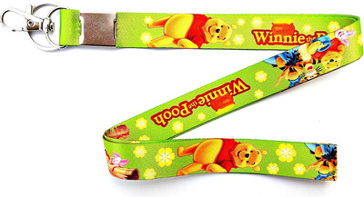 

Blue Aura Winnie The Pooh Keychain With Lock Lanyard(multi)