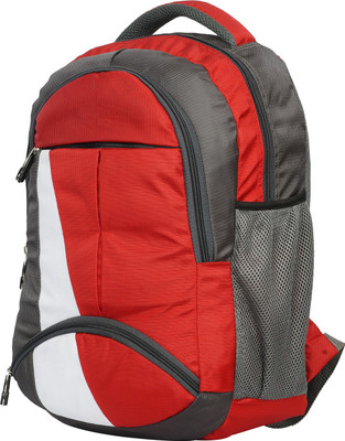 

peter india 15.6 inch Expandable Trolley Laptop Backpack(Red), Multicolur