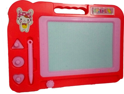 

TECHNOCHITRA Educational Writing And Drawing Magic Slate for Kids COLOR PINK(Pink)