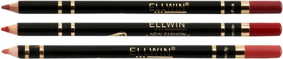 

Ellwin smudge proof super smooth long lasting lip liner combo pack of 3 (Nude::Red::Peach )(Multicolor,)