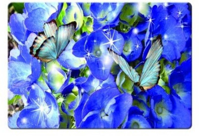 

Dadlace Blue Butterflies Mousepad(Multicolor)