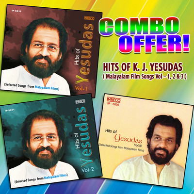 Hits Of K.J. Yesudas Vol- 1,2 & 3 Malayalam Film Songs Audio CD Limited Edition(Malayalam - K J Yesudas)