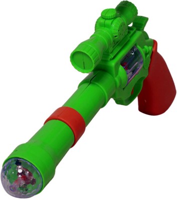 

Bonkerz Projection With 3D Lights & Multiple Sound Effect Toy gun For Kids(Multicolor)