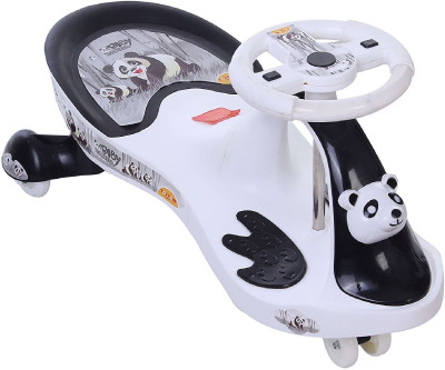 

M-Alive Ride On KArt Fnk-Panda frog B/W-White Car Tri Cycle High Quality(Multicolor)