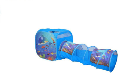 

Playhood Ocean theme Tunnel with Tent(Blue)