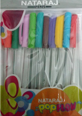 

NATARAJ NATARAJ POP FLOW COLOUR FULL BALL PENS (PACK OF 50 PENS ) Ball Pen(Pack of 10)