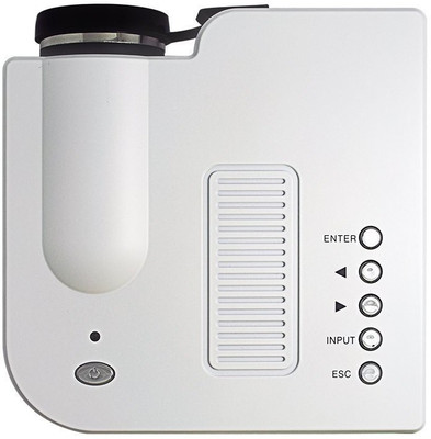

Wonder World ® HD Digital Multimedia Mini LED 40 lm LED Corded Portable Projector(White)