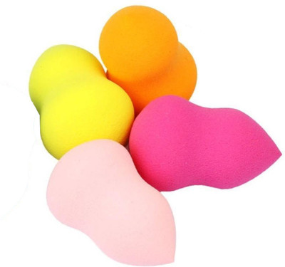 

sweetpea New BIG SIZE Set of 4 Makeup Beauty Foundation Cream Powder Liquid Blender Spong Puff