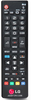 

LG Original 3D* Works with all LED/LCD Plasma Remote Controller(Black)